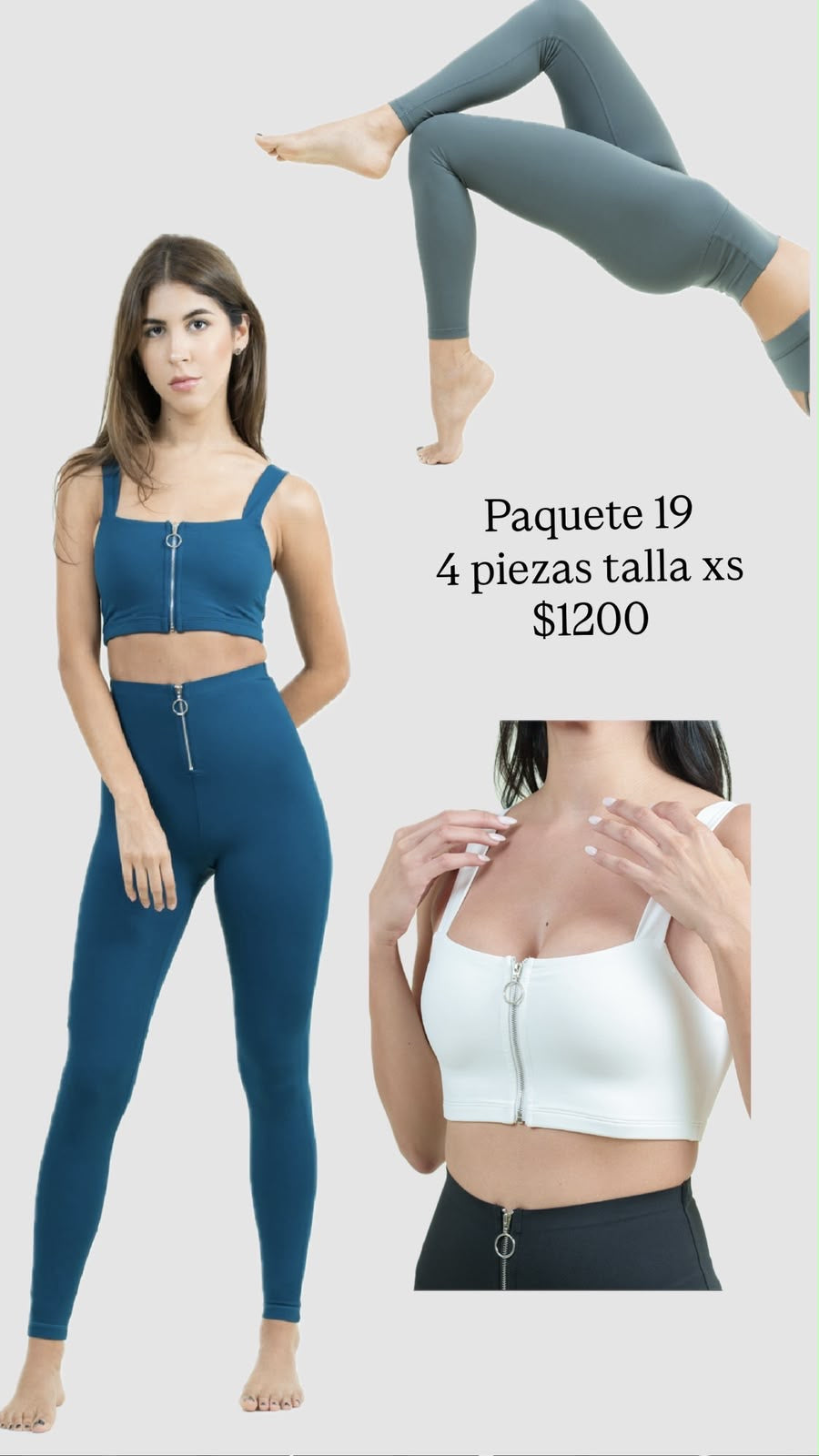 Paquete $1,200 4 piezas Talla XS