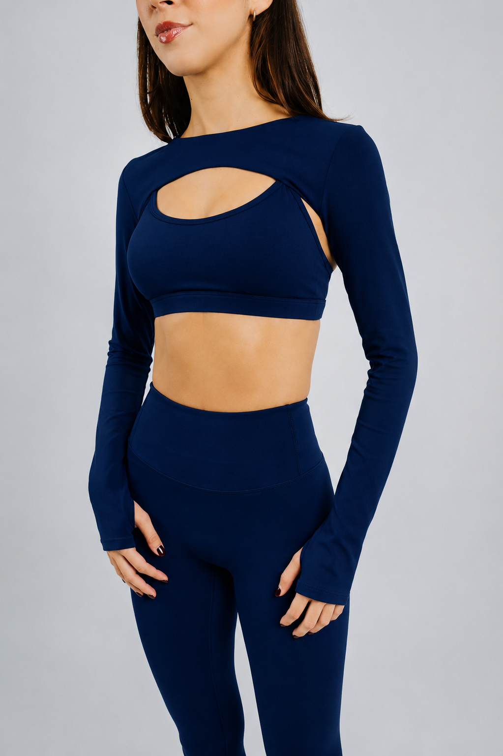 Torera Manga Larga Empower Dark Blue