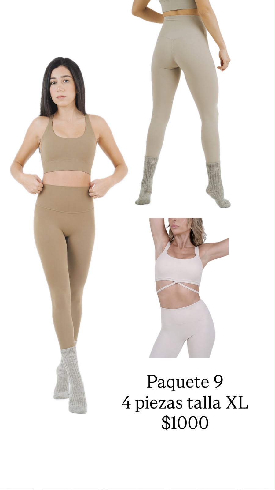 Paquete 9 $1000 4 piezas talla XL
