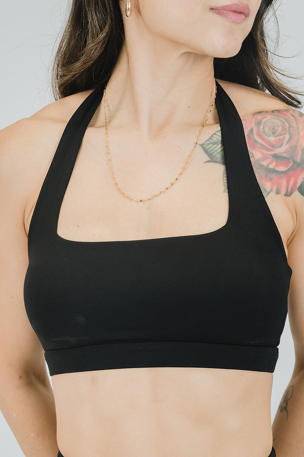Top halter black