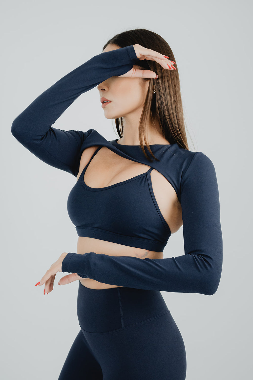 Torera Manga Larga Empower Dark Blue