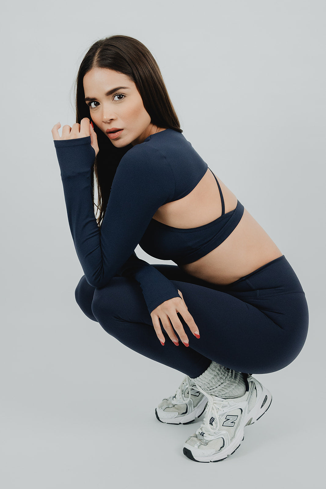 Torera Manga Larga Empower Dark Blue