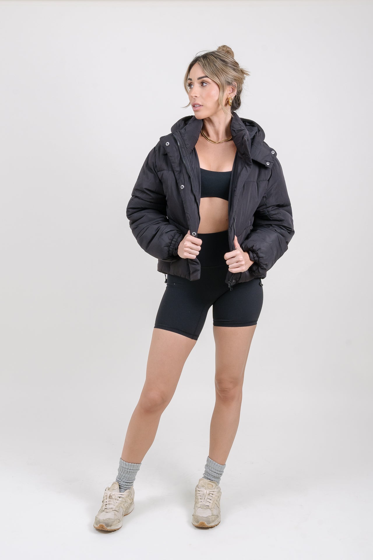 Chaqueta Puff Black