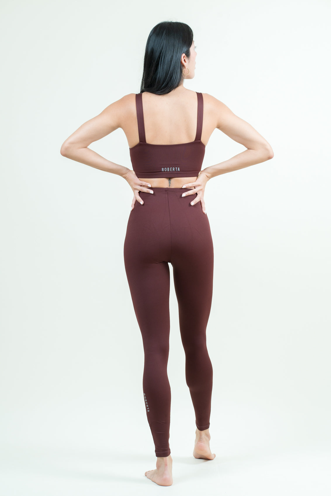 Leggin Zipper Brown